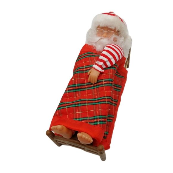 Gemmy North Pole Productions Snoring Santa 1993 No Box READ - Picture 1 of 13